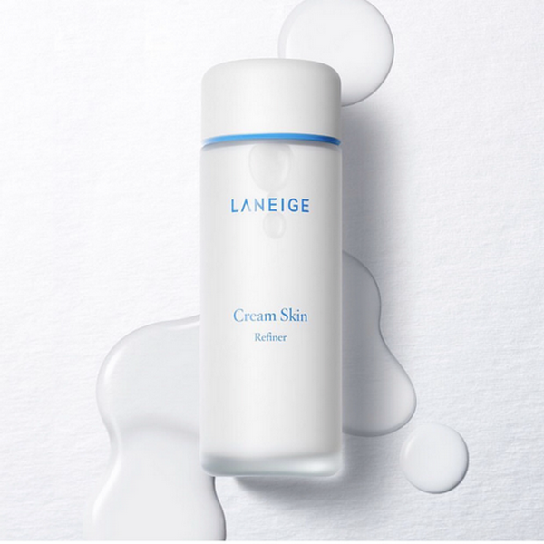 Laneige Cream Skin Refiner   คุณสมบัติครีมบำรุงในรูปแบบน้ำ ด้วยเทคโนโลยี Blending Technology™ ที่ทำให้เนื้อครีม กลายเป็นรูปแบบน้ำนม ซีมซาบเข้าบำรุง และเติมเต็มความชุ่มชื้นสู่ผิวหน้าคุณอย่างล้ำลึก    - สร้างเกราะป้องกันผิว ด้วยประสิทธิภาพของส่วนประกอบจากน้ำใบชาขาว คุณสมบัติของAmino Acidในน้ำใบชาขาว  เข้าช่วยฟื้นฟูผิวที่แห้ง และแพ้ง่าย  -  ครีมบำรุงรูปแบบน้ำ ที่อุดมด้วยส่วนประกอบที่อ่อนโยนต่อผิว  คัดสรรมาส่วนประกอบเพื่อการบำรุงผิวอย่างอ่อนโยน  ให้ผลลัพธ์ที่ชุ่มชื้น และแข็งแรง แลดูสุขภาพดียิ่งขึ้น